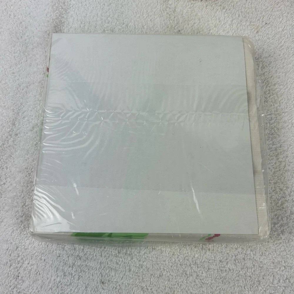 NIB - VTG Avon Bunny Napkin Holder with 25ct Napkins(unopened)Floral Design